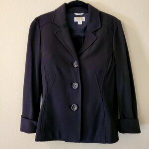 Talbots 6P black blazer